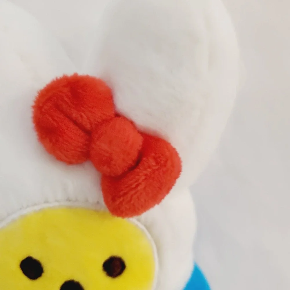 Peeps Hello Kitty‎ and Friends Plush White Bunny Costume Blue Overalls Sanrio